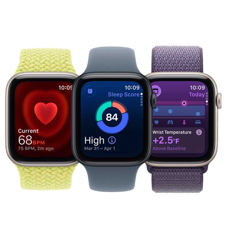 Apple Watch SE 3 44mm با نمایشگر Retina Always-On و طراحی آلومینیومی